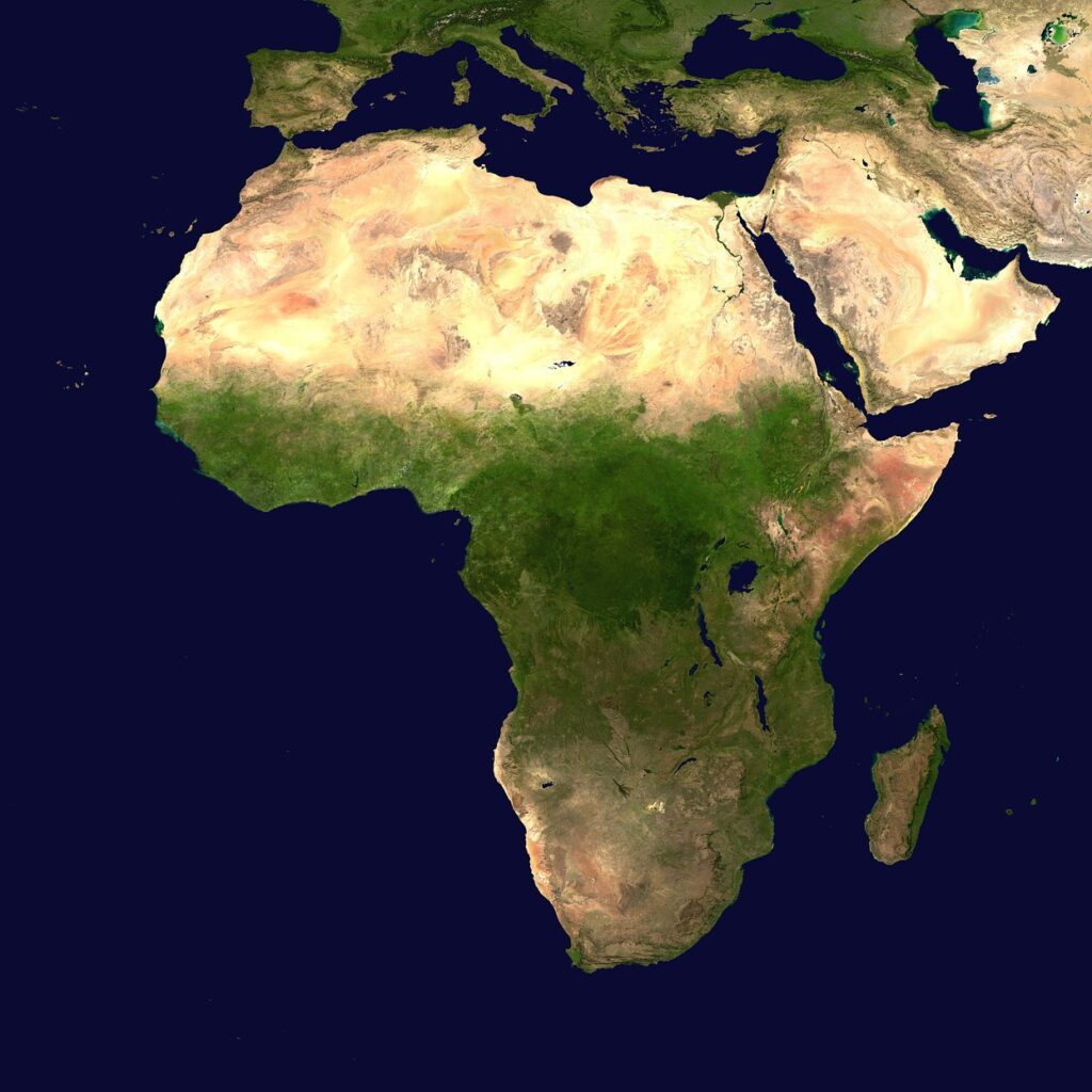 africa, continent, map of africa-60570.jpg